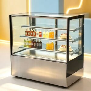 FLOOR - STANDING CAKE DISPLAY SHOWCASE（Three Shelves）PZ-CS900S3 PZ-CS1000S3 PZ-CS1200S3 PZ-CS1500S3 PZ-CS1800S3 PZ-CS2000S3