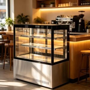 FLOOR - STANDING CAKE DISPLAY SHOWCASE（Two shelves）RY-CS-900F2A RY-CS-1000F2A RY-CS-1200F2A RY-CS-1500F2A RY-CS-1800F2A