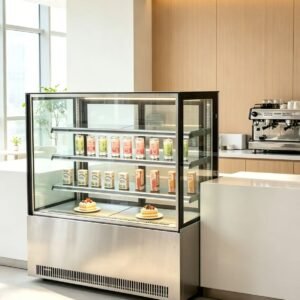 FLOOR - STANDING CAKE DISPLAY SHOWCASE（Three Shelves）RY-CS-900F3A RY-CS-1000F3A RY-CS-1200F3A RY-CS-1500F3A RY-CS-1800F3A RY-CS-2000F3A
